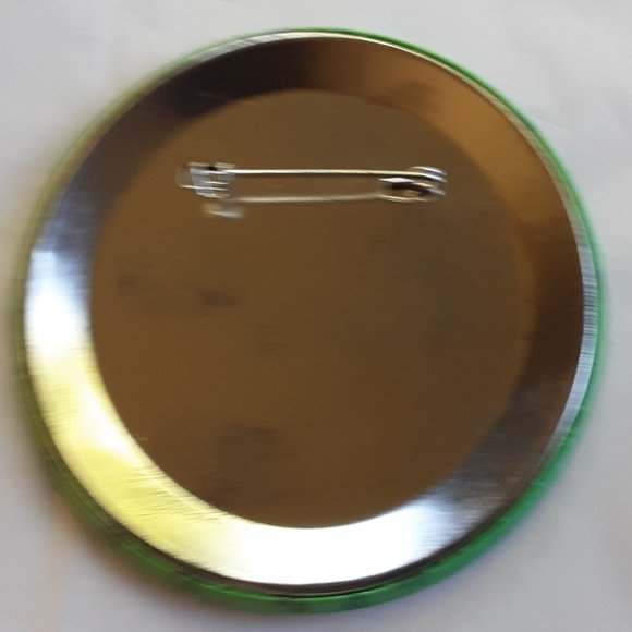 Rare Budweiser Pinback Pin Happy St. Pats Green With Envy Iguana Lizard Vintage - Picture 4 of 12